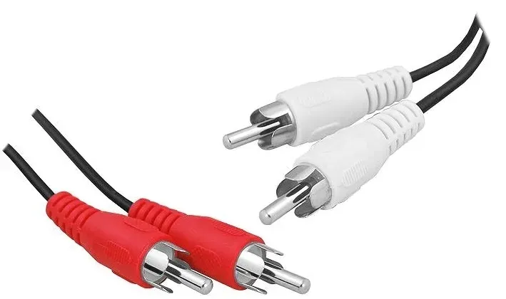 kabel-2x-wtyk-2x-gniazdo-rca-3m-stan-nowy