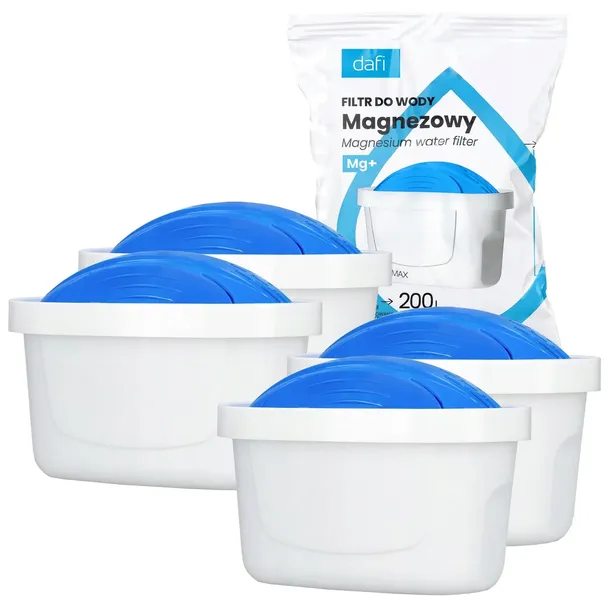 Oryginalne filtry Dafi Unimax MG+ z magnezem do dzbanek filtrujący Dafi 4x