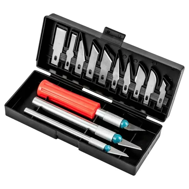 Nożyki modelarskie, 16 szt. TOP TOOLS 17B716