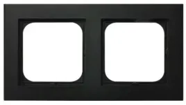 ospel-sonata-ramka-podwojna-czarny-metalik-r-2r-33