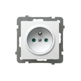 ospel-as-gniazdo-pojedyncze-z-uziemieniem-bialy-kontakt-gp-1gzp-m-00