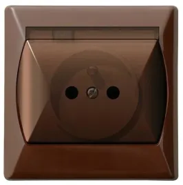 ospel-akcent-gniazdo-bryzgoszczelne-z-u-ip44-brazowy-kontakt-gph-1az-24-d
