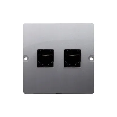 simon-basic-gniazdo-komputerowe-rj45-kat-5e-telefoniczne-rj12-inox