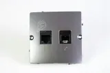 simon-basic-gniazdo-komputerowe-rj45-kat-5e-telefoniczne-rj12-inox-stan-nowy