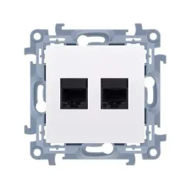 kontakt-simon-10-gniazdo-komputerowe-podwojne-rj45-kat-5e-biale-c52-01-11