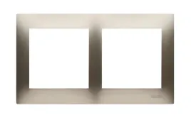 kontakt-simon-54-ramka-podwojna-2-krotna-uniwersalna-zloty-mat-dr2-44