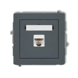 karlik-deco-gniazdo-komputerowe-rj45-kat-5e-grafit