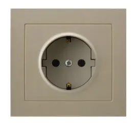 ospel-kier-gniazdo-pojedyncze-schuko-bezowy-kontakt-gp-1ws-01