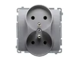 simon-basic-gniazdo-podwojne-z-uziemieniem-przeslony-inox-bmgz2mz-01-21