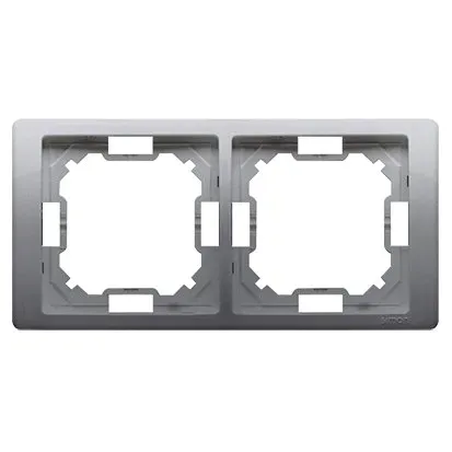kontakt-simon-basic-ramka-podwojna-2-krotna-uniwersalna-inox-bmrc2-21