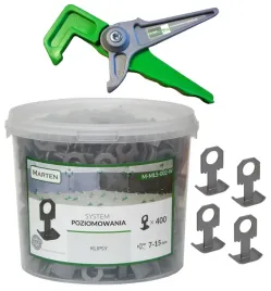 system-poziomowania-plytek-klipsy-400szt-szczypce