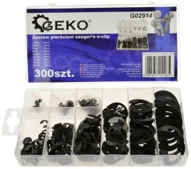 geko-zestaw-pierscienie-segera-segery-e-clip-300-sztuk-sortownik-g02914