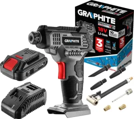 graphite-zestaw-kompresor-bezprzewodowy-akumulatorowy-lcd-58g041-18v-2-ah