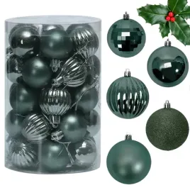 bombki-choinkowe-nietlukace-zielone-zestaw-dekoracje-34szt