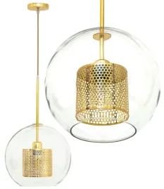 lampa-wiszaca-sufitowa-szklana-zlota-loft-30cm