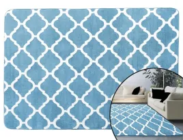 dywan-3d-plusz-120x170-norweski-clover-blue-white-niebieski-bialy