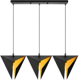 lampa-wiszaca-geometryczna-trojkatna-potrojna-loft