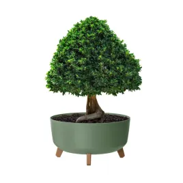 doniczka-na-nozkach-okragla-38-cm-plastikowa-14-l-drenaz-dgrl400l-zielona