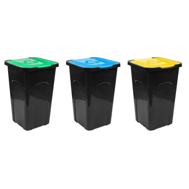Zestaw 3 koszy do segregacji 3x50L = 150L