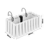 doniczka-wiszaca-balkon-plotek-ddef400w-biala-stan-nowy