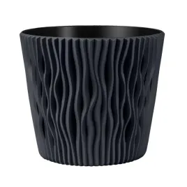 doniczka-sandy-round-dsr130-antracyt-z-wkladem