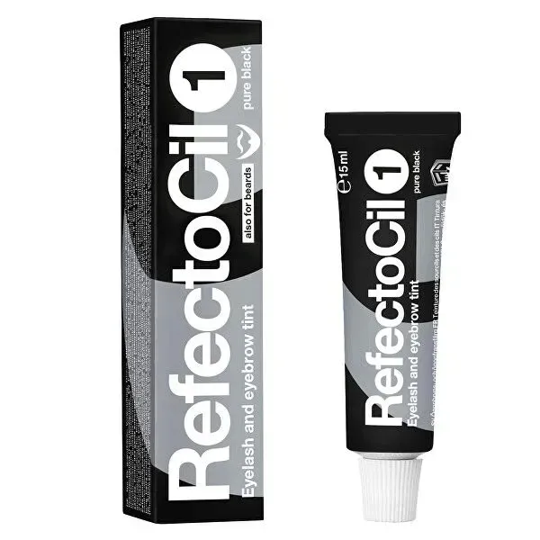 REFECTOCIL HENNA W ŻELU DO BRWI I RZĘS CZARNA TRWAŁA KOLORYZACJA WŁOSKÓW