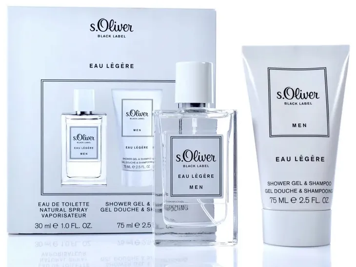 Męski Zestaw Prezent Woda Toaletowa Żel S.Oliver Black Label EDT