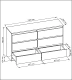 biala-komoda-140cm-6-szuflad-wysokosc-mebla-79-cm