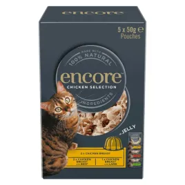encore-super-premium-mokra-karma-dla-kota-mix-smakow-kurczak-saszetka-5x50g