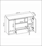 komoda-2d3s-120cm-biel-salon-wysokosc-mebla-78-cm