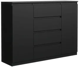 nowoczesna-szafka-komoda-2d4s-140cm-czarna-salon