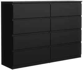 komoda-8-szuflad-140-czarna-mat