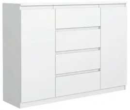 szafka-komoda-2d4s-120cm-biel-drzwi-szuflady-salon