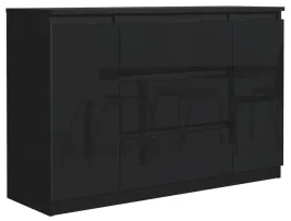 szafka-komoda-3szuflady-2drzwi-120cm-czarna-polsyk