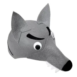 czapka-filcowa-wilk-wilka-wilczek-szary-z-filcu