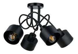 lampa-wiszaca-sufitowa-loft-4x-kubek-czarny