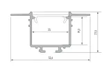profil-led-architektoniczny-subli-do-rigips-2m-stan-nowy