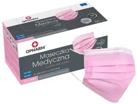 maseczka-maska-chirurgiczna-rozowa-50szt