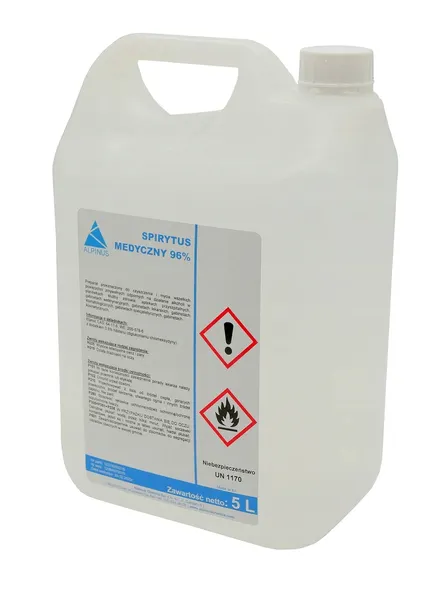 Spirytus Medyczny do mycia powierzchni 96 % 5L