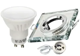 zestaw-gu10-8w-oprawa-szklana-led-oprawka