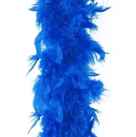 boa-szal-z-pior-ciemny-niebieski-retro-190-cm