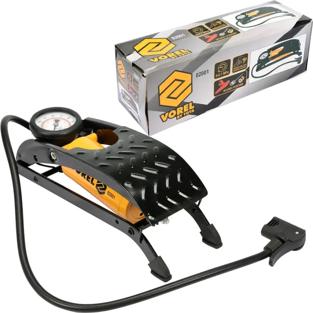 pompka-nozna-rowerowa-samochodowa-z-manometrem-waga-z-opakowaniem-1-kg-stan-nowy