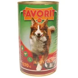 Zdjęcie produktu FAVORIT mokra karma dla psa Wołowina puszka 1,25 kg