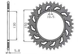 zebatka-tylna-sunstar-jtr2453-45-honda-nx-650-fmx-650-xr-600-stalowa