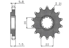 zebatka-przednia-sunstar-jtf1323-13-honda-cr-125r-crf-250r-x-stalowa