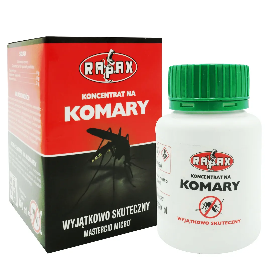 koncentrat-na-komary-100ml-rapax-stan-nowy