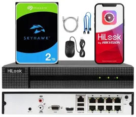 rejestrator-ip-nvr-8ch-5mp-8pdo-kamer-poe-hilook-8ch-dysk-2tb-skyhawk