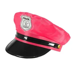 czapka-policjanta-policjant-z-daszkiem-rozowa