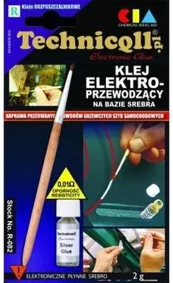 LAKIER PRZEWODZĄCY NAPRAWA OGRZEWANIA SZYBY TYLNEJ