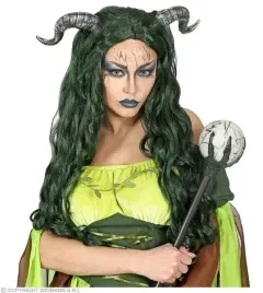 peruka-wiedzma-diabel-szatan-z-rogami-zielona-halloween